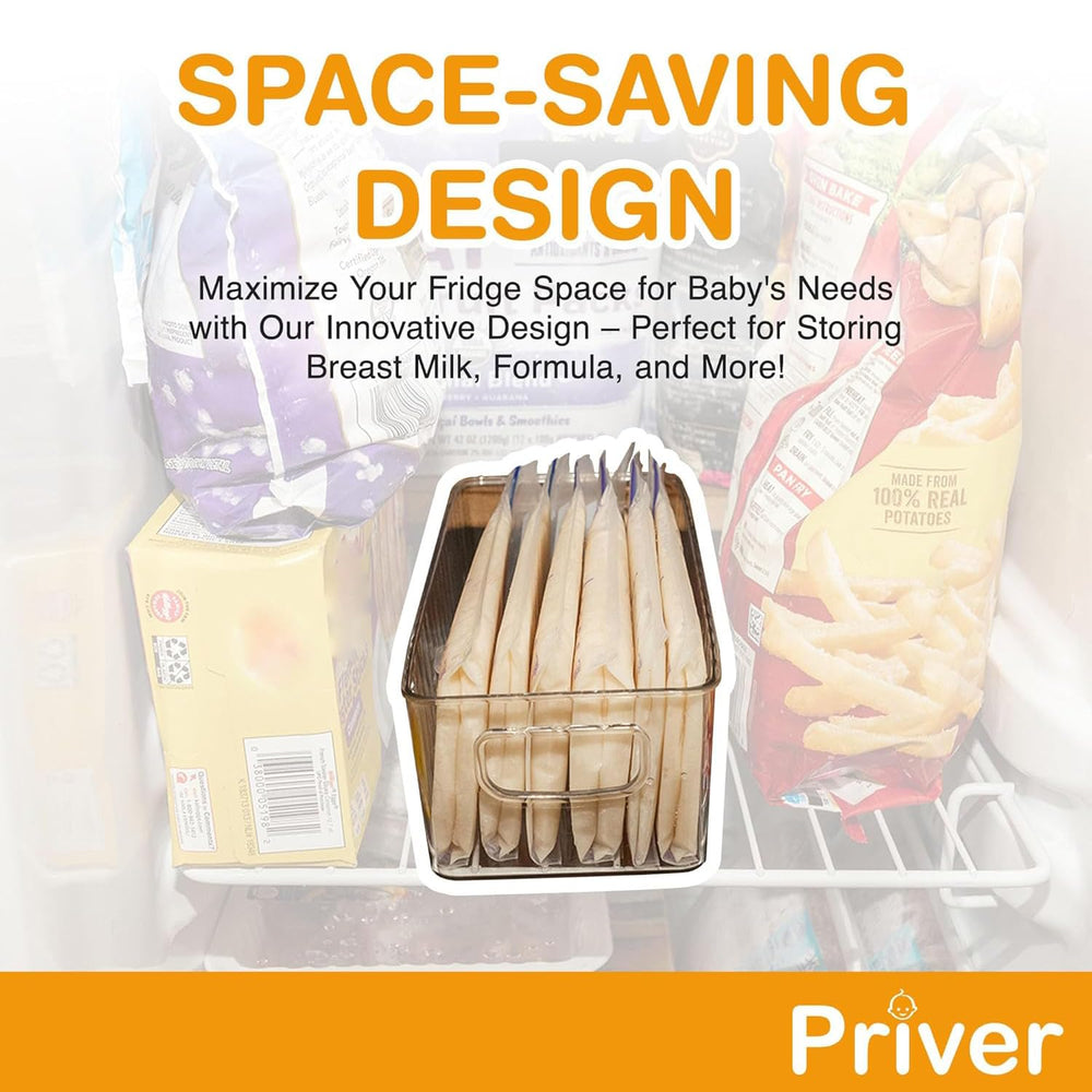 Priver Freeze Flat becomes a newborn essential for space-saving milk storage.