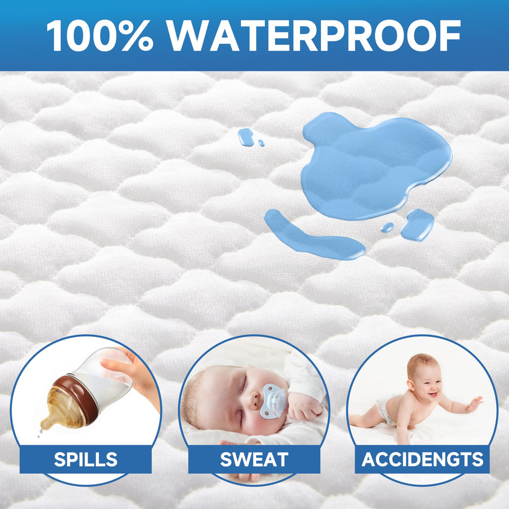 Pro Goleem Baby Bassinet Pad soft cover close-up for gentle baby skin
