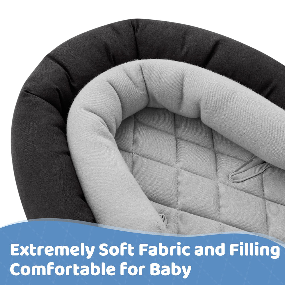 Pro Goleem head support for baby swings provides comfortable neck support during playtime.