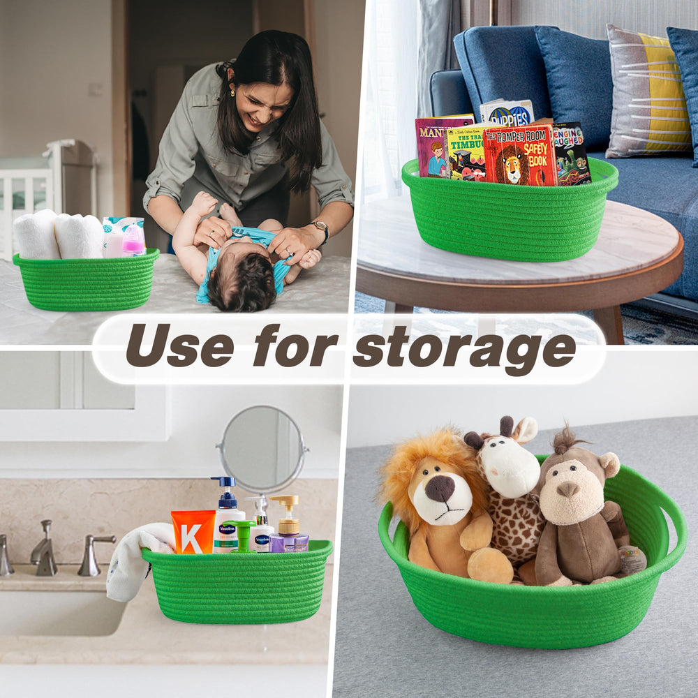 Pro Goleem basket keeps books and office supplies tidy.
