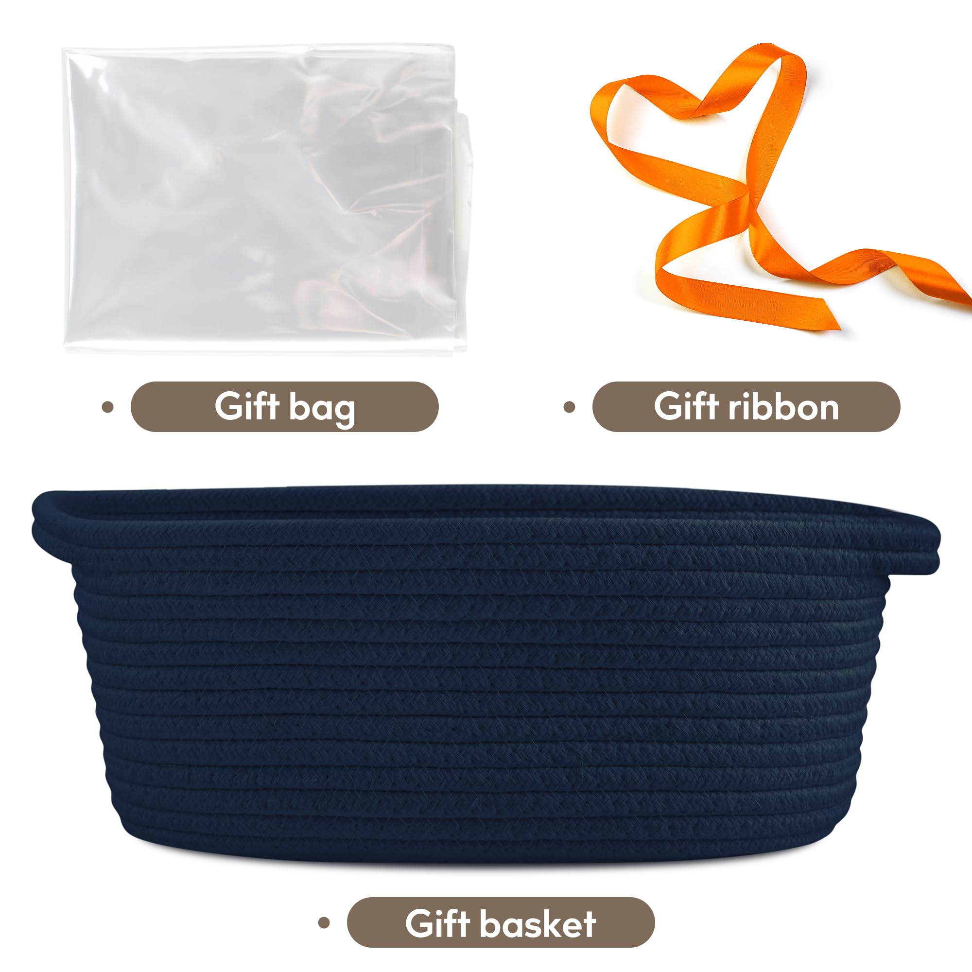 Pro Goleem toy storage basket with handles keeps toys tidy