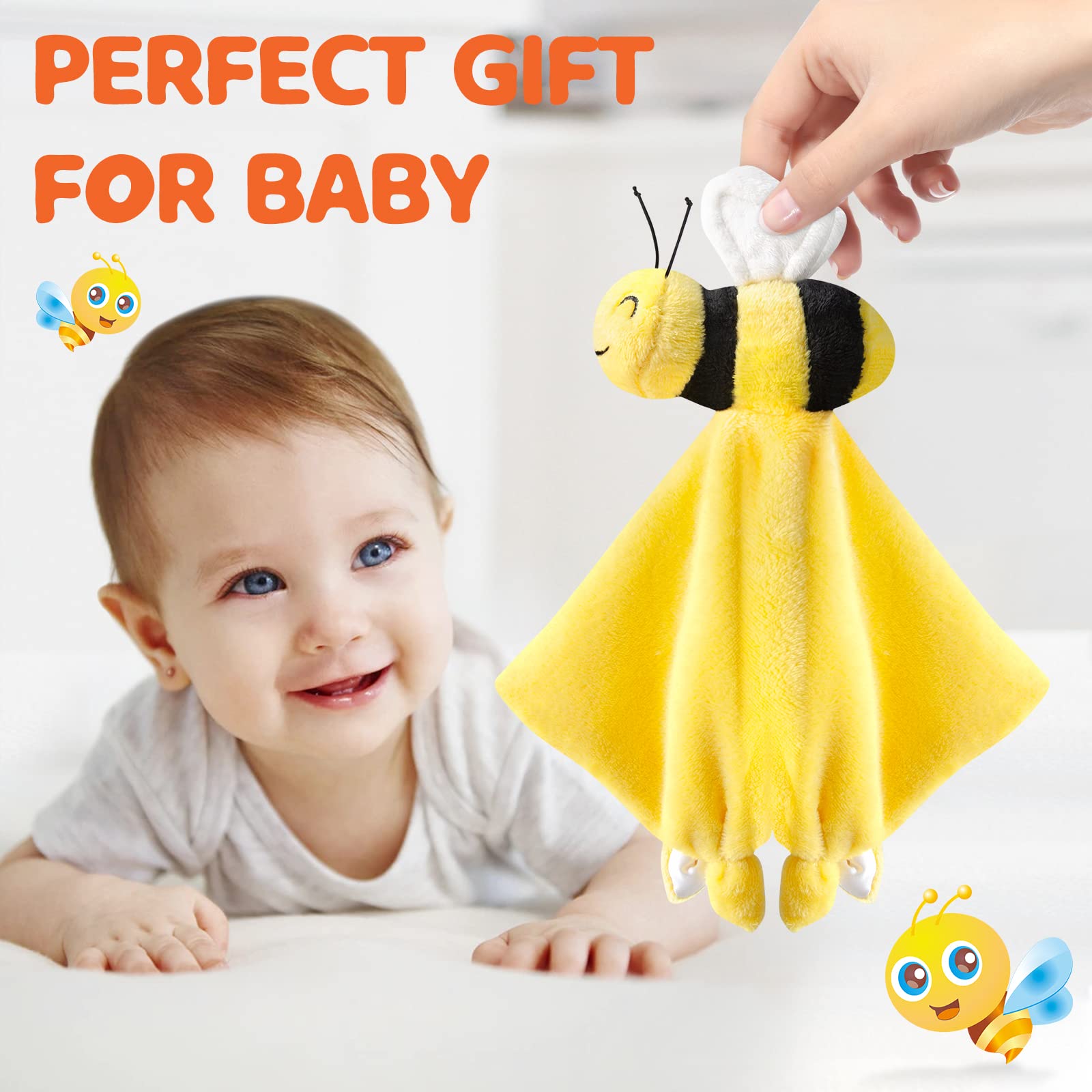Pro Goleem Bee Loveys helps soothe baby to sleep with cuddliness