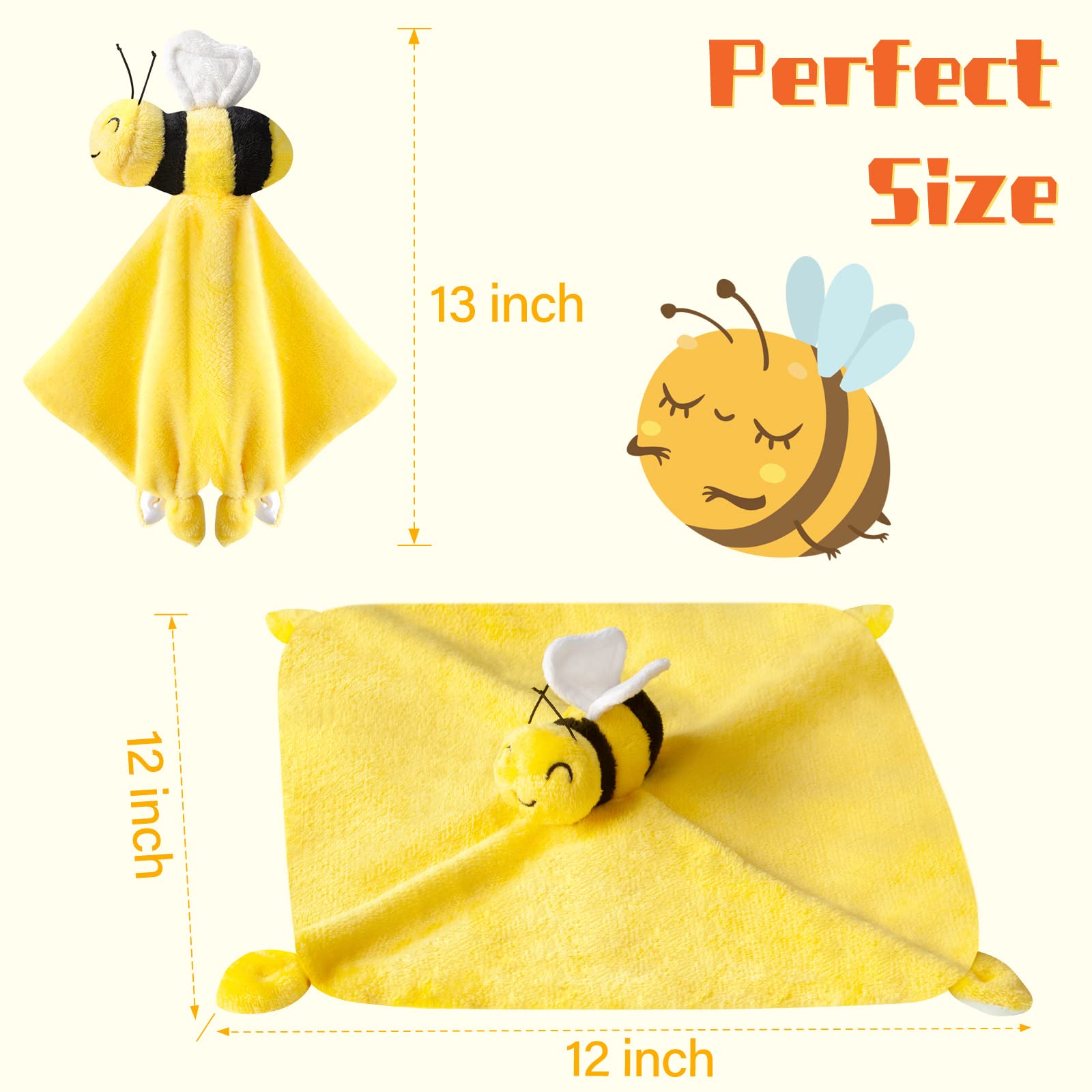 Pro Goleem Bee Loveys snuggle toy offering soft comfort during playtime