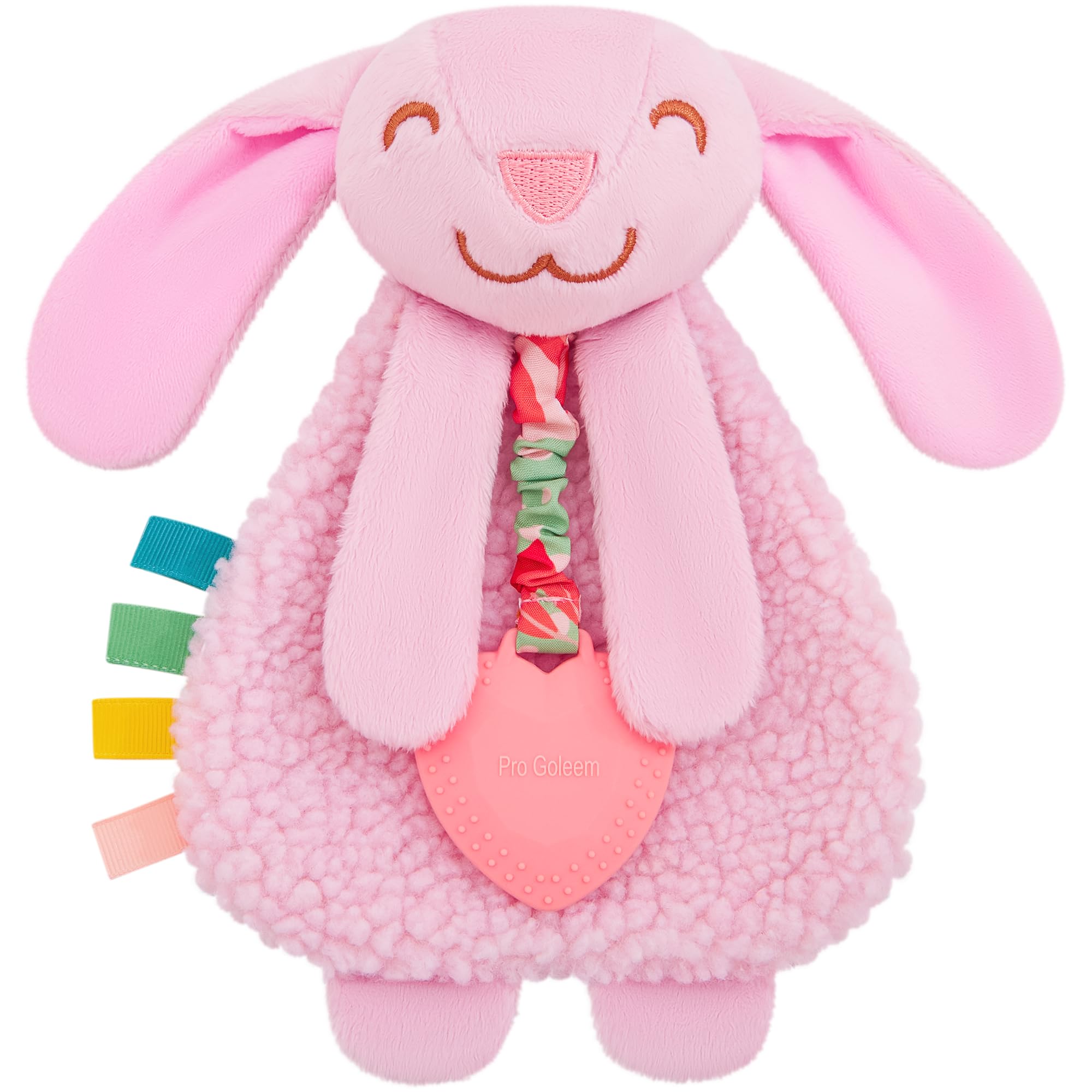 Pro Goleem Bunny Lovey with soft textures supports early sensory exploration.