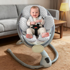 Pro Goleem gray strap pads add cushioned comfort to car seat harnesses