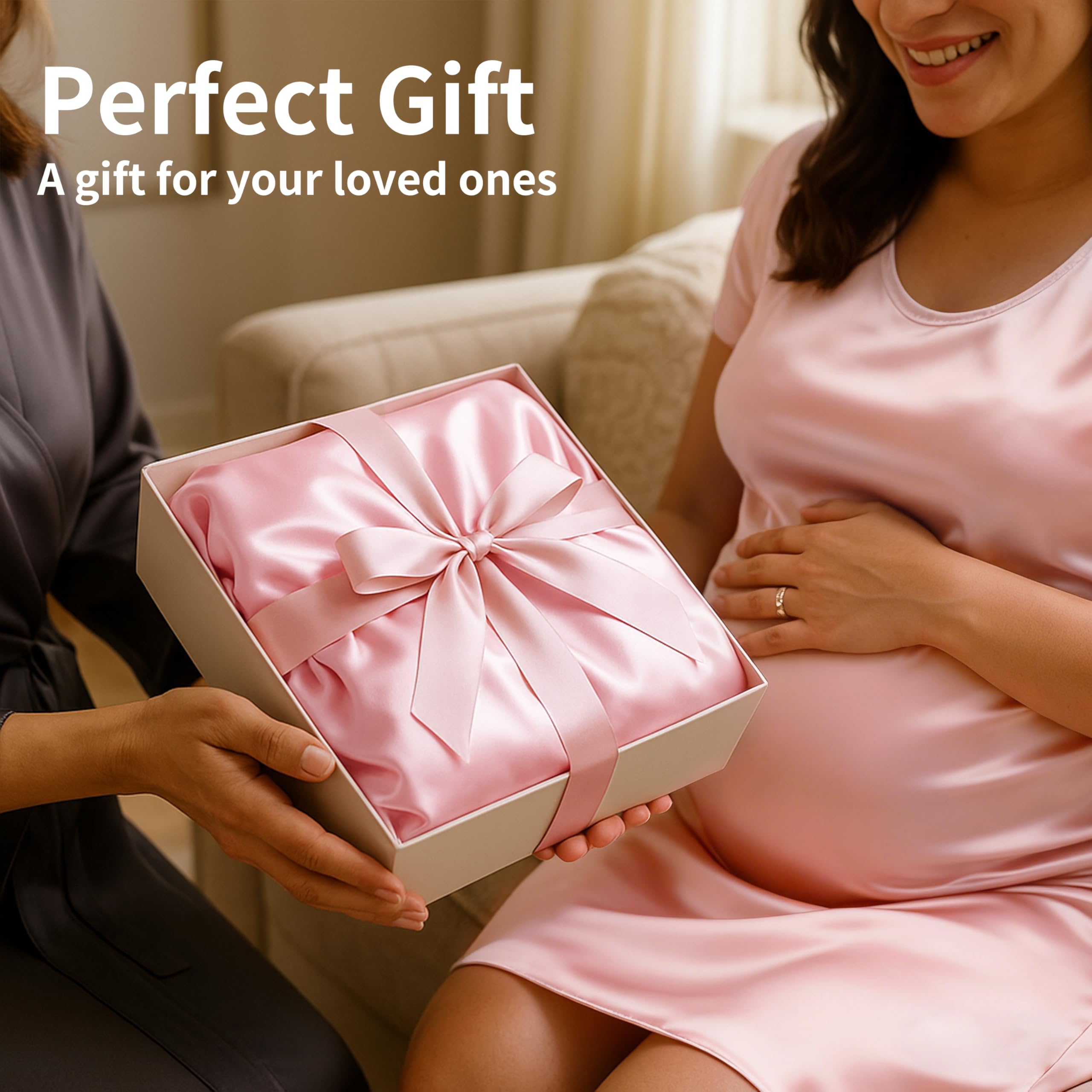 Pro Goleem pink crib sheet promotes peaceful baby sleep and comfort.