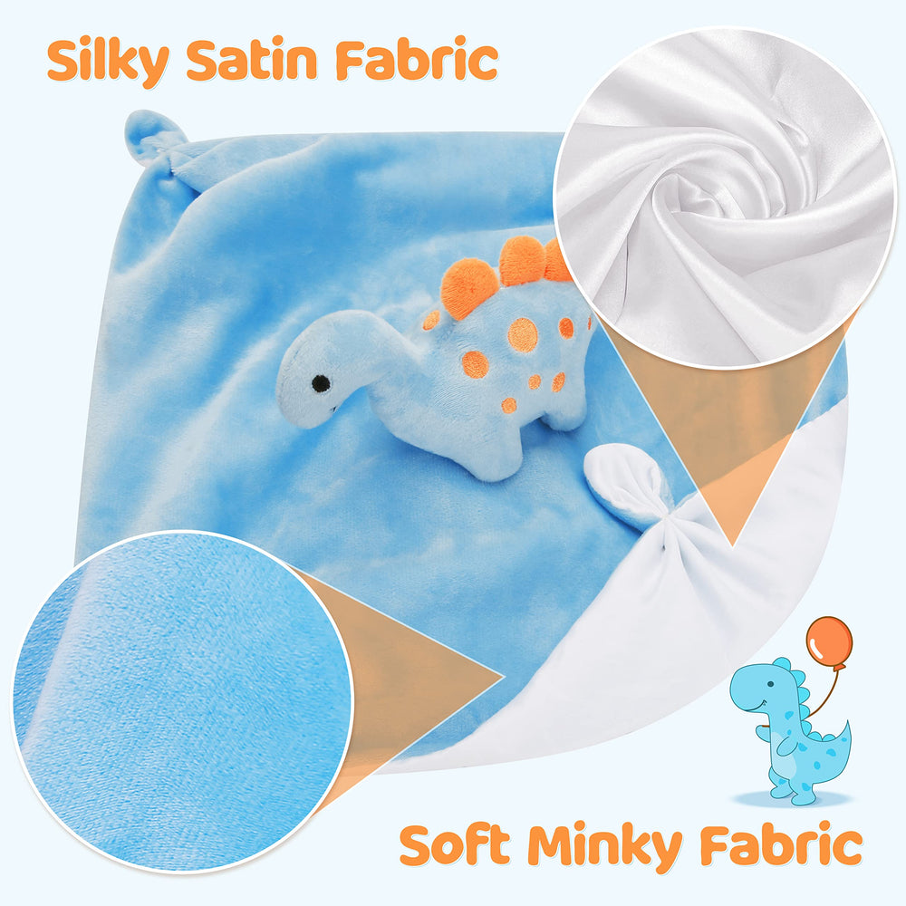 Pro Goleem dinosaur-lovey-car-ride, portable security blanket for travel