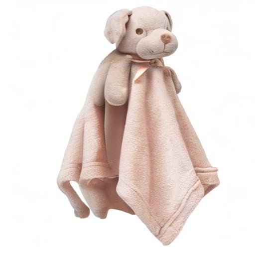 Pro Goleem dog security blanket plush appeal engages babies with adorable Labrador head