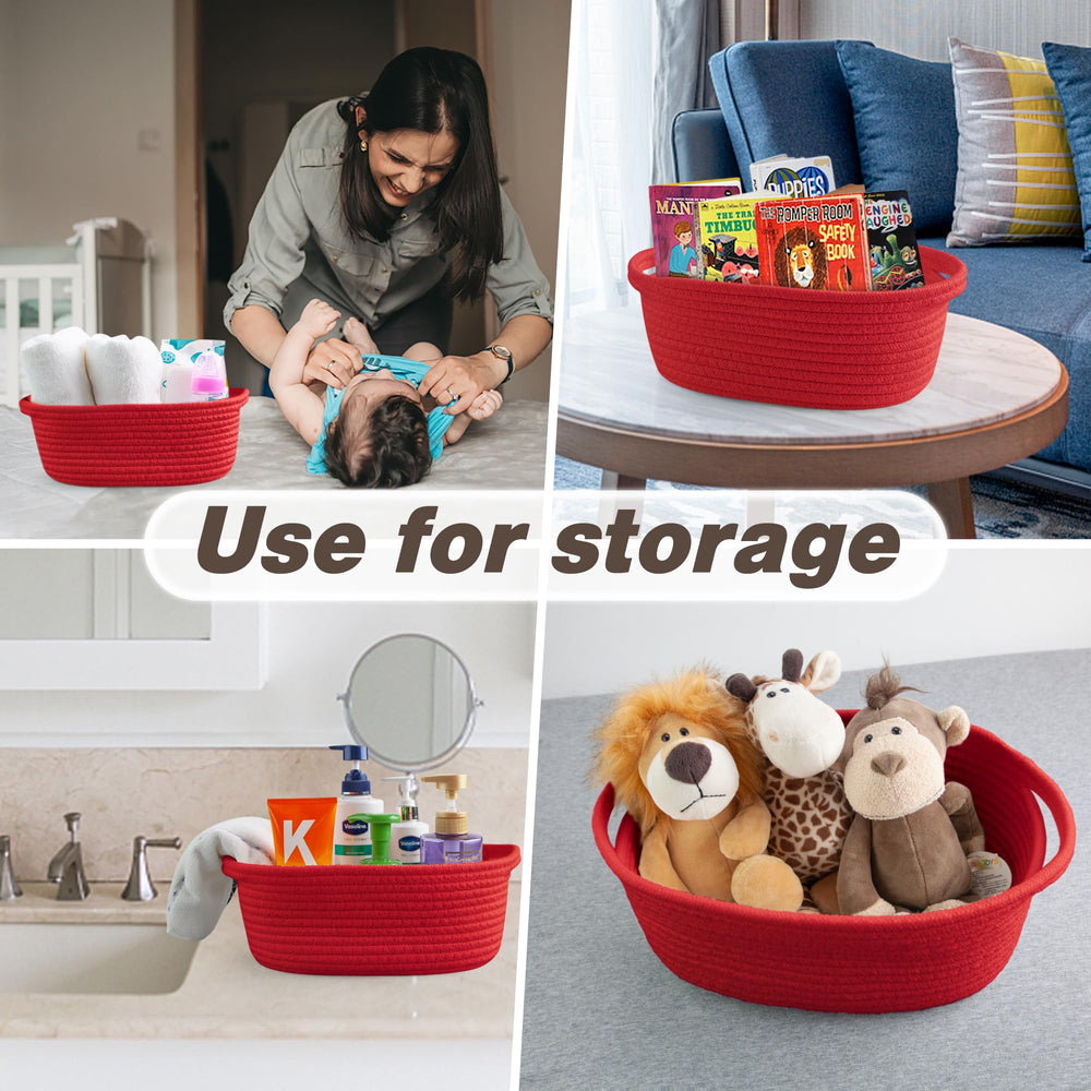 Pro Goleem durable cotton-rope basket with sturdy construction.