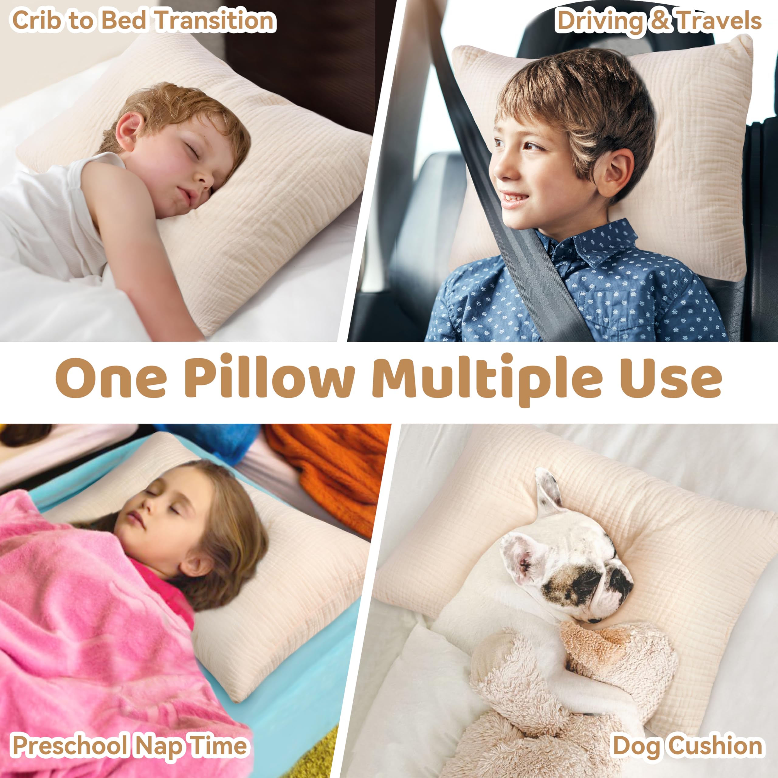 Pro Goleem eco-friendly microfiber fill keeps pillow soft