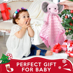 Pro Goleem elephant lovey soft material feels gentle against baby's skin