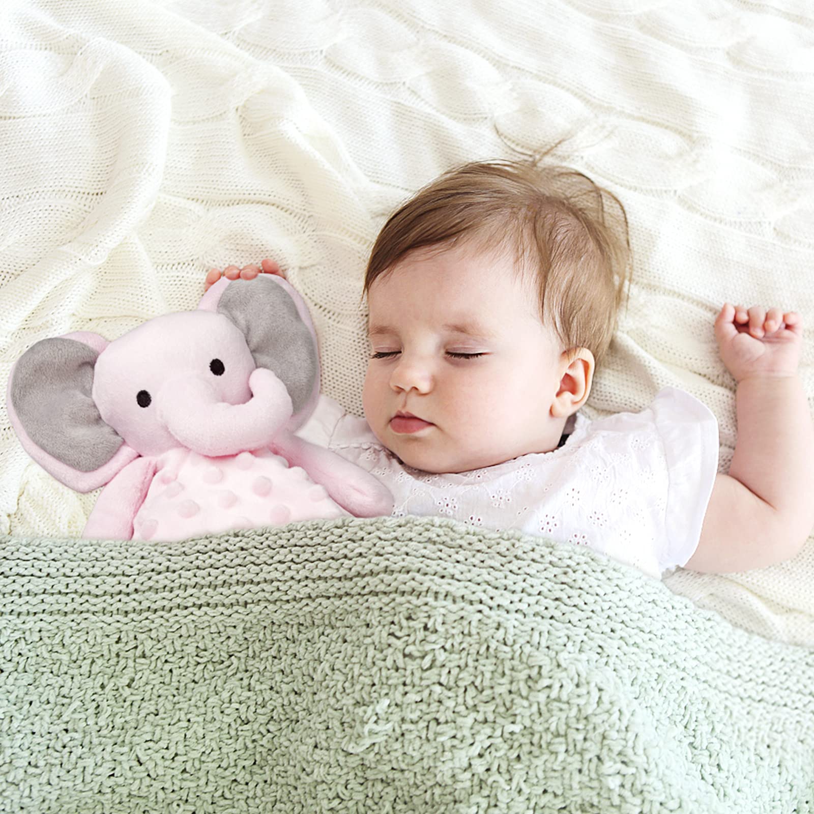 Pro Goleem elephant snuggle toy plush provides a friendly cuddle for infants