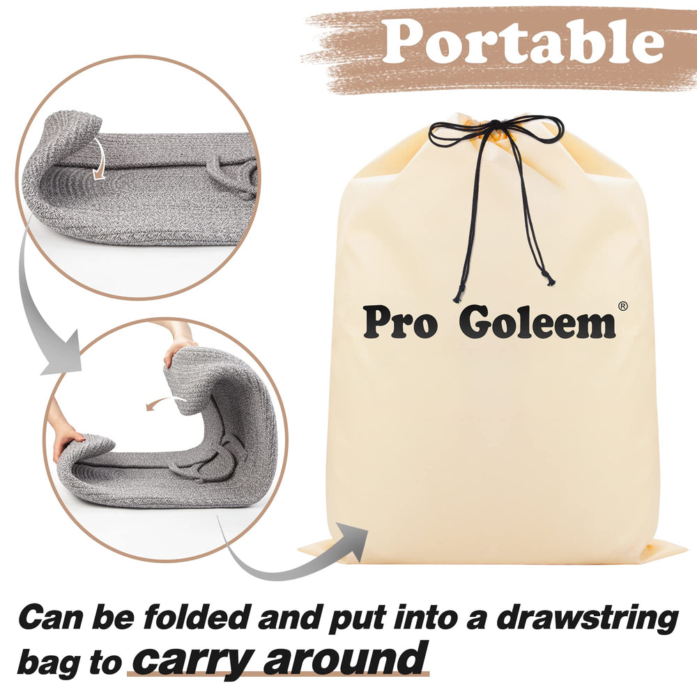 Pro Goleem foam pad close-up shows soft, comfortable support.