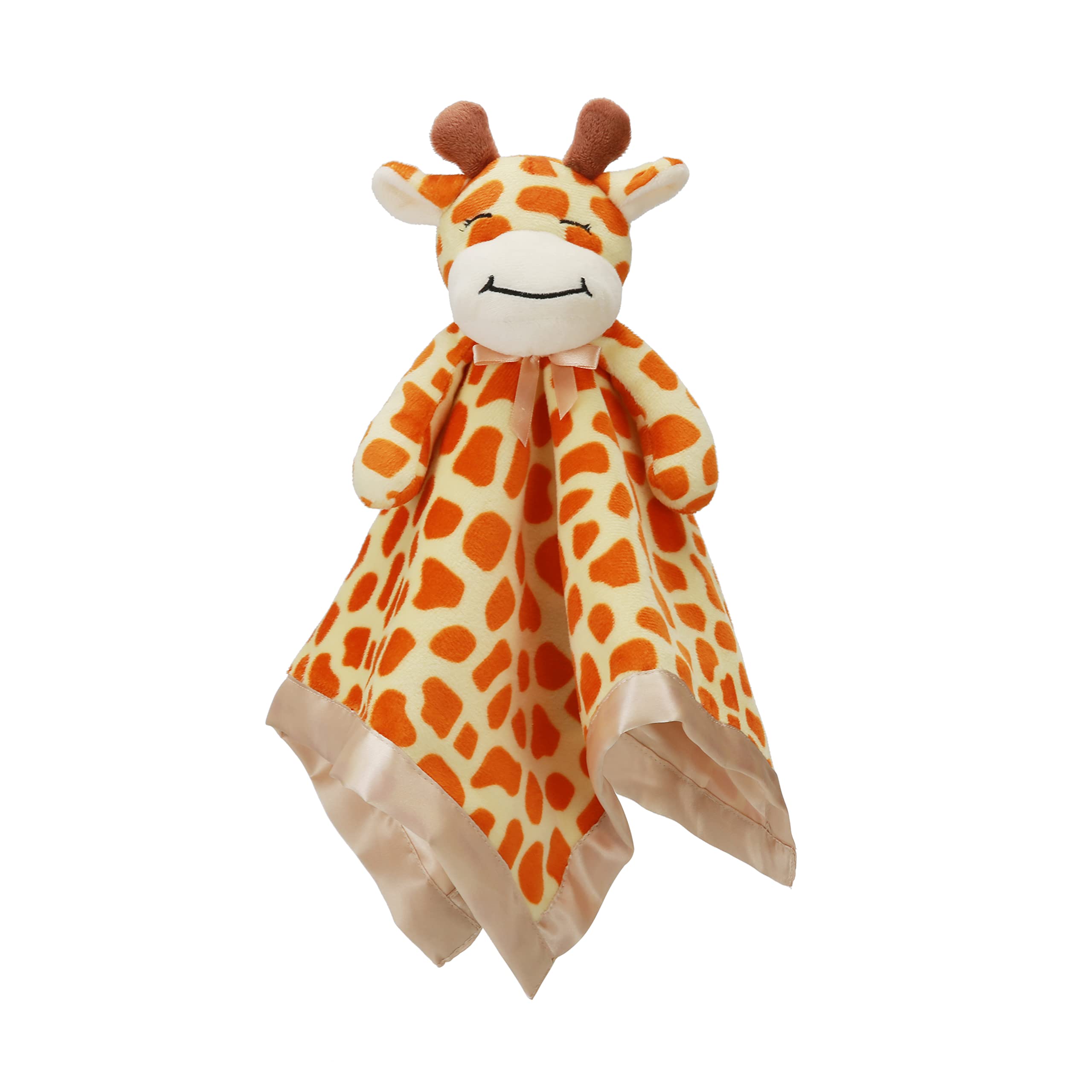 Pro Goleem Giraffe Lovey plush-soft baby blanket close-up for soothing cuddle time.