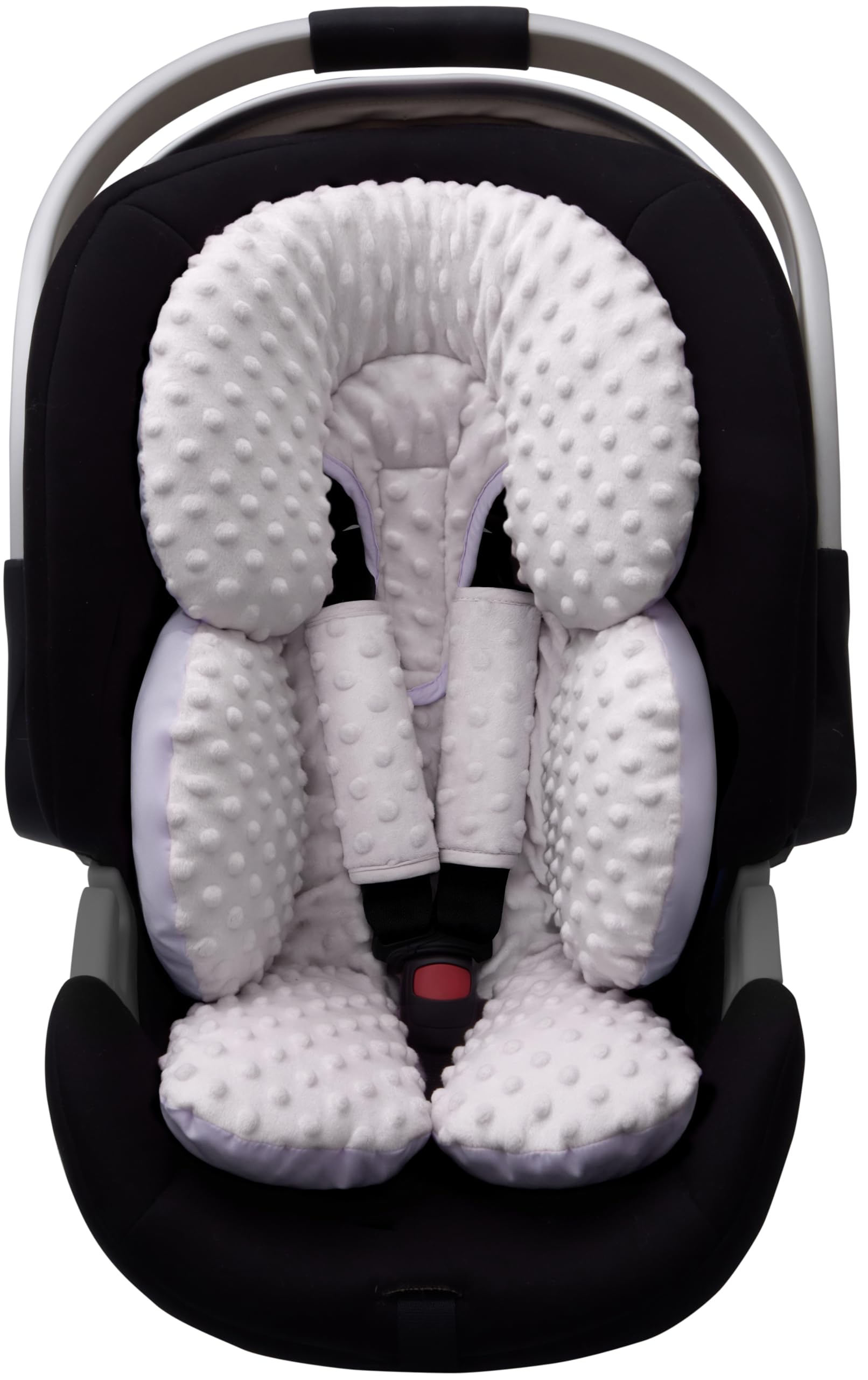 Pro Goleem infant car seat head support keeps baby’s head steady and comfortable during travel