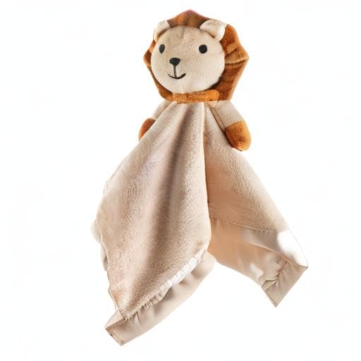 Pro Goleem Lion Security Blanket soft plush toy with lion design.
