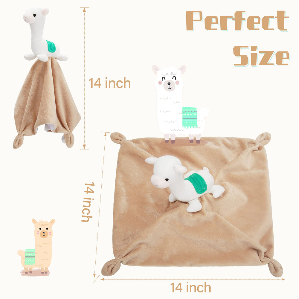 Pro Goleem llama security blanket folded packaging suitable for gifting