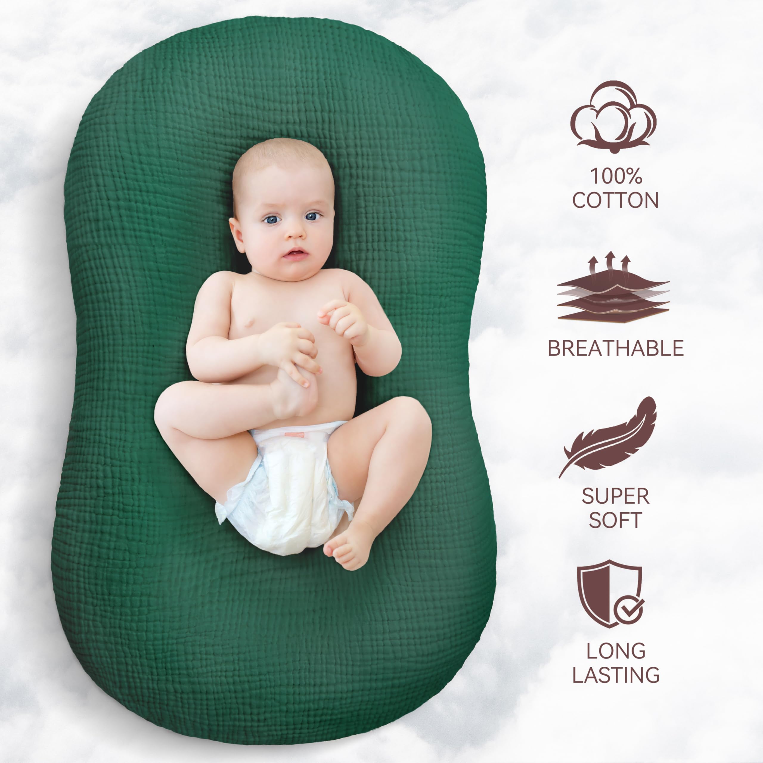 Pro Goleem lounger cover envelope closure—quick, snag-free on/off design.