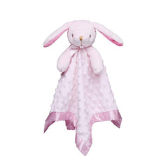 Pro Goleem Loveys bunny head pink for cozy baby security and gentle comfort.