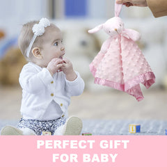 Pro Goleem Loveys snuggle-toy bunny provides soothing companionship for infants.