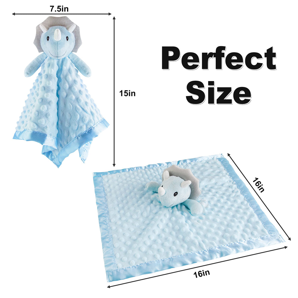 Pro Goleem Loveys Triceratops machine-washable care, easy cleaning.