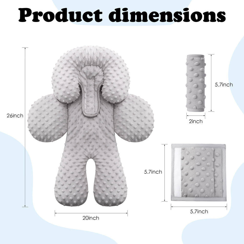 Pro Goleem minky dot side offers plush tactile feel for cozy snuggles