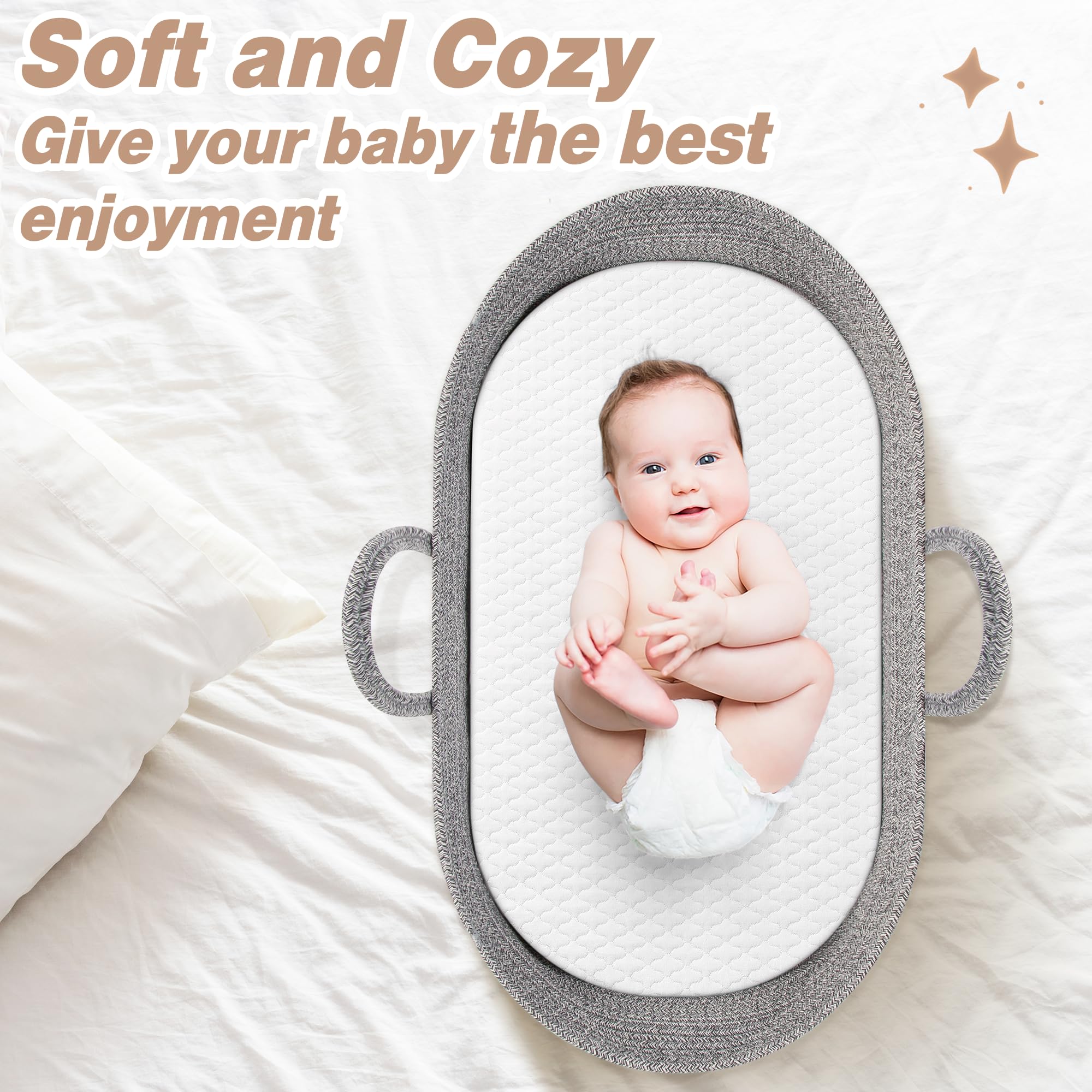 Pro Goleem multifunction storage basket keeps blankets and toys organized.