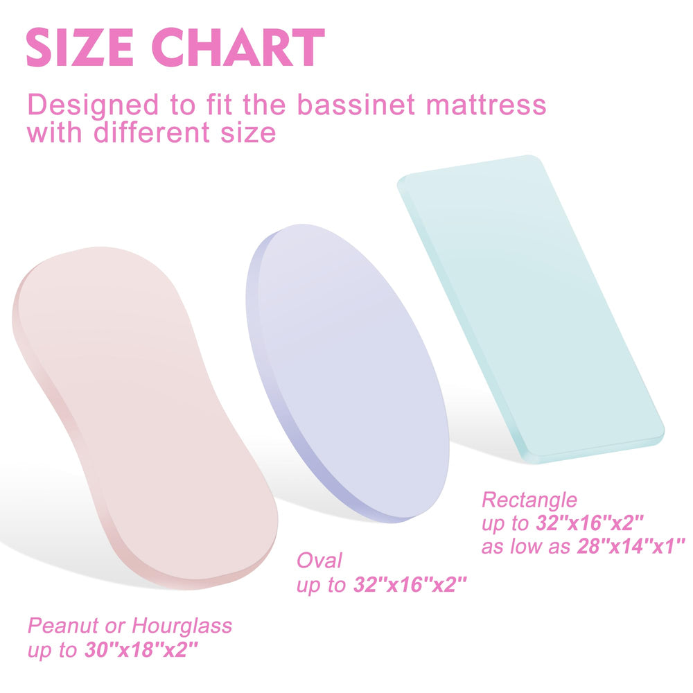 Pro Goleem Muslin Bassinet Sheet breathable muslin texture suggests airy sleep environment.