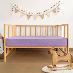 Pro Goleem breathable muslin sheets promote airy sleep environments for baby comfort.
