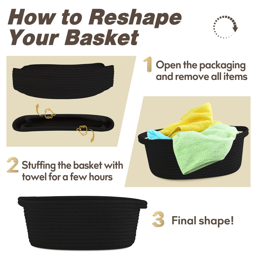 Pro Goleem open top basket provides quick access to items