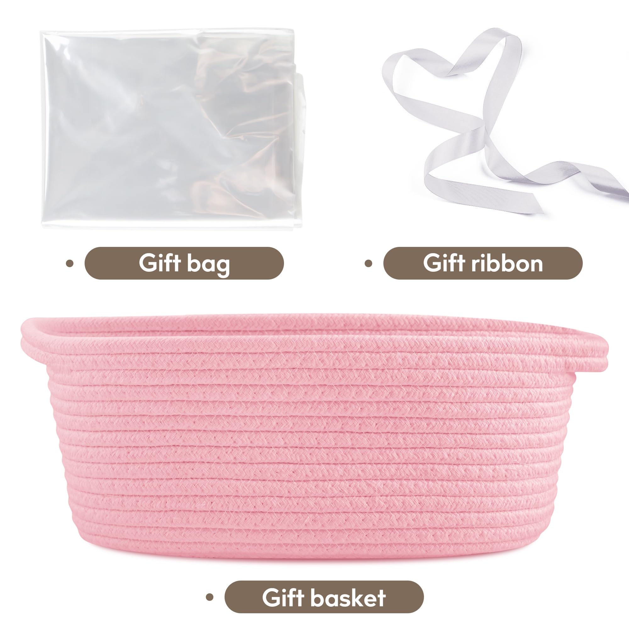Pro Goleem rope basket toy storage demonstrates open design for easy toy access