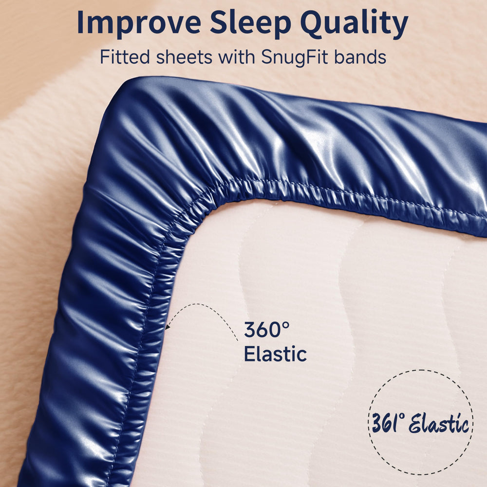 Pro Goleem satin bassinet sheet OEKO-TEX certified material close-up