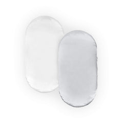Pro Goleem Satin Bassinet Sheet soft-silk texture close-up for gentle touch and hair protection