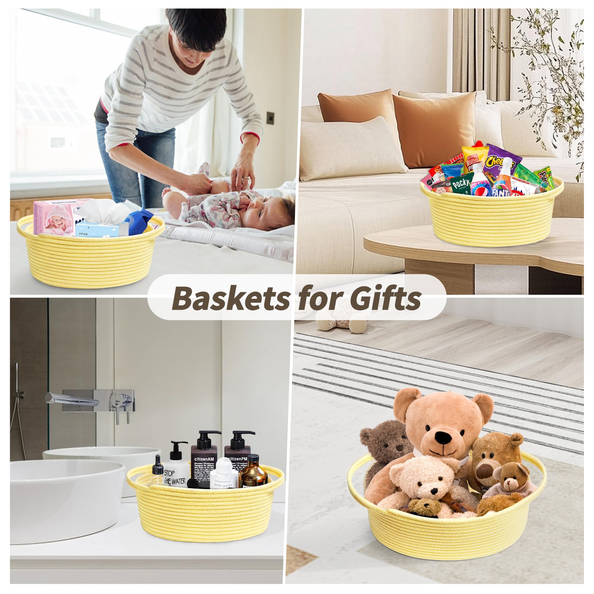 Pro Goleem storage basket holds toys books and more