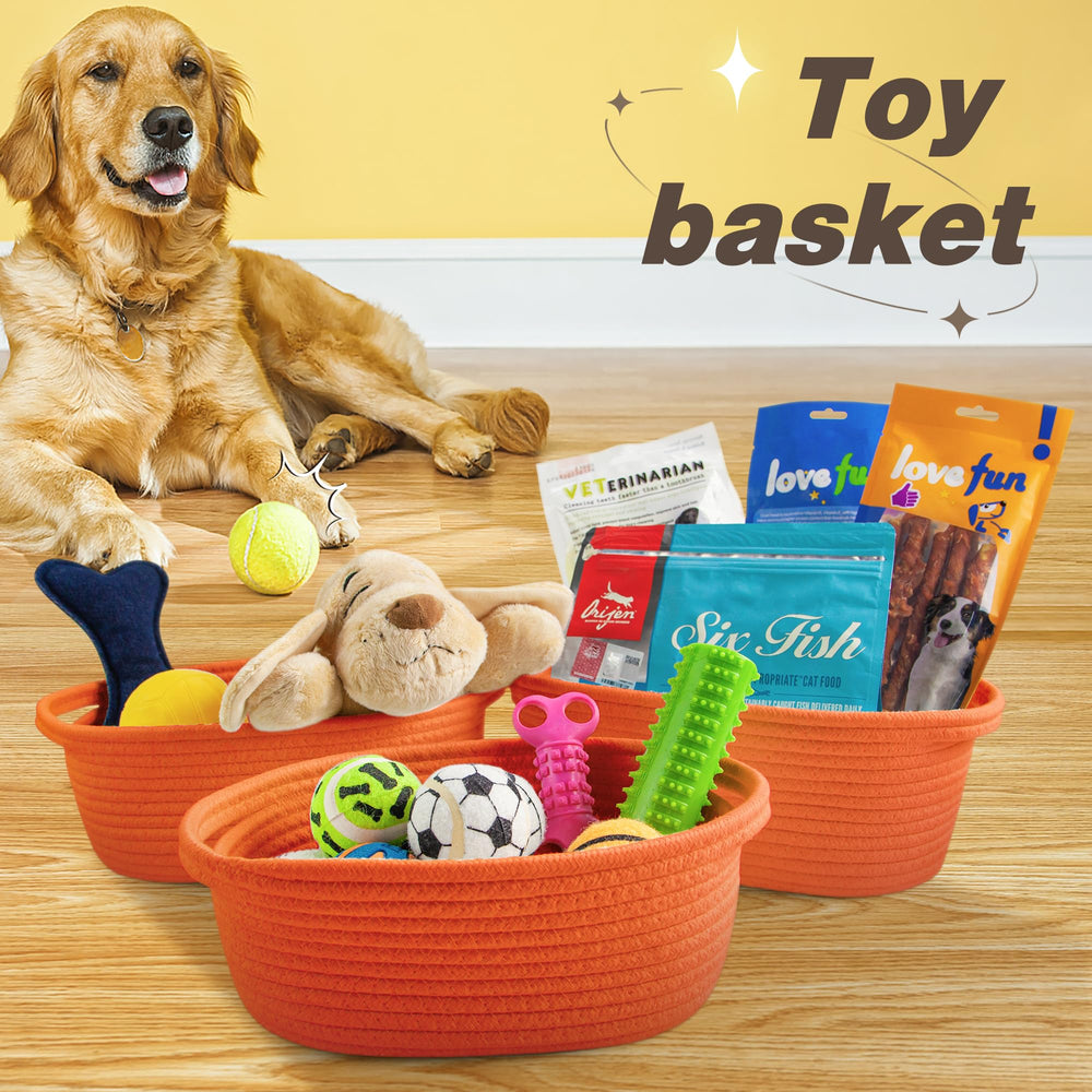 Pro Goleem basket showing durable cotton rope weave for everyday use.