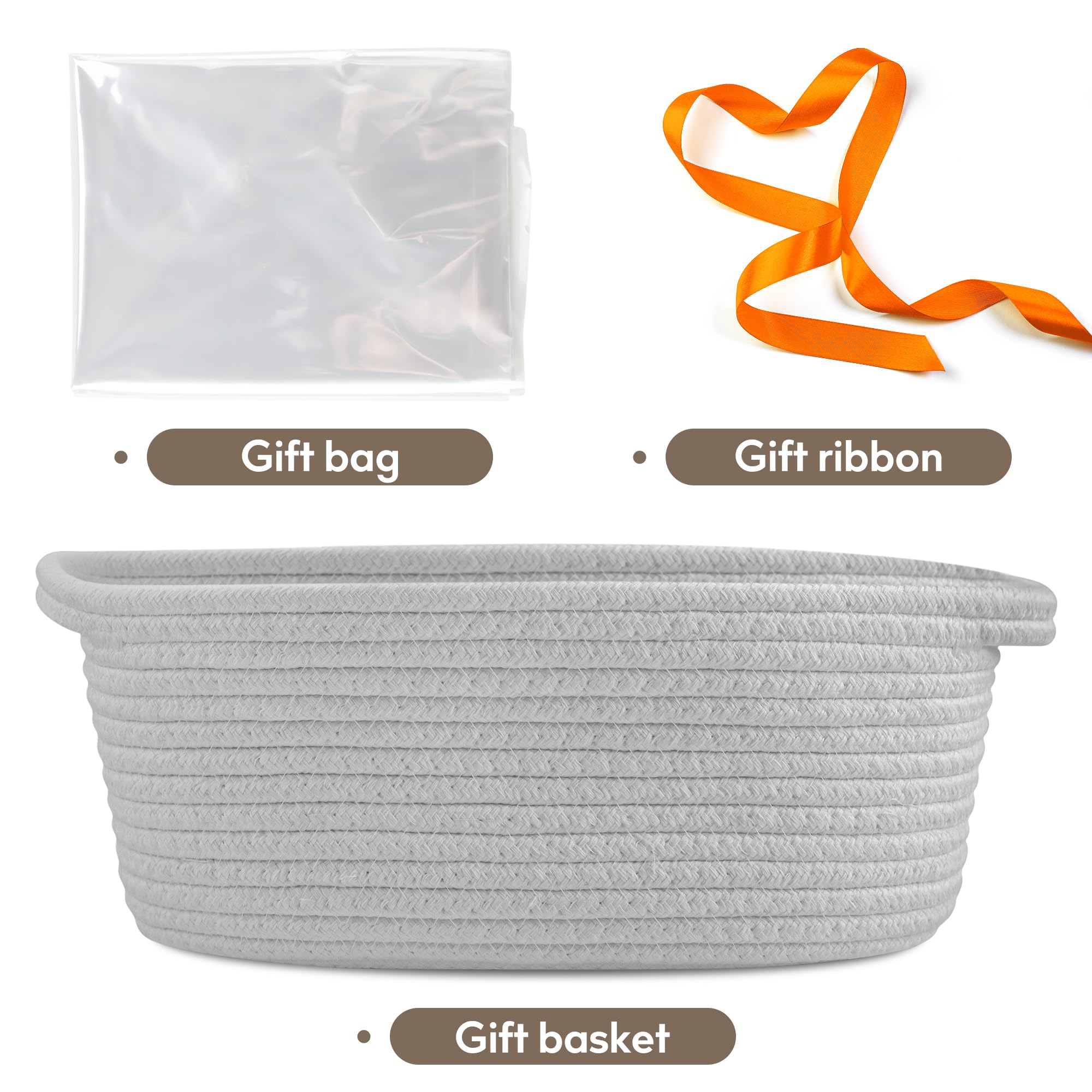 Pro Goleem small woven basket handle closeup highlighting sturdy carrying handles