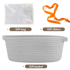 Pro Goleem small woven basket handle closeup highlighting sturdy carrying handles