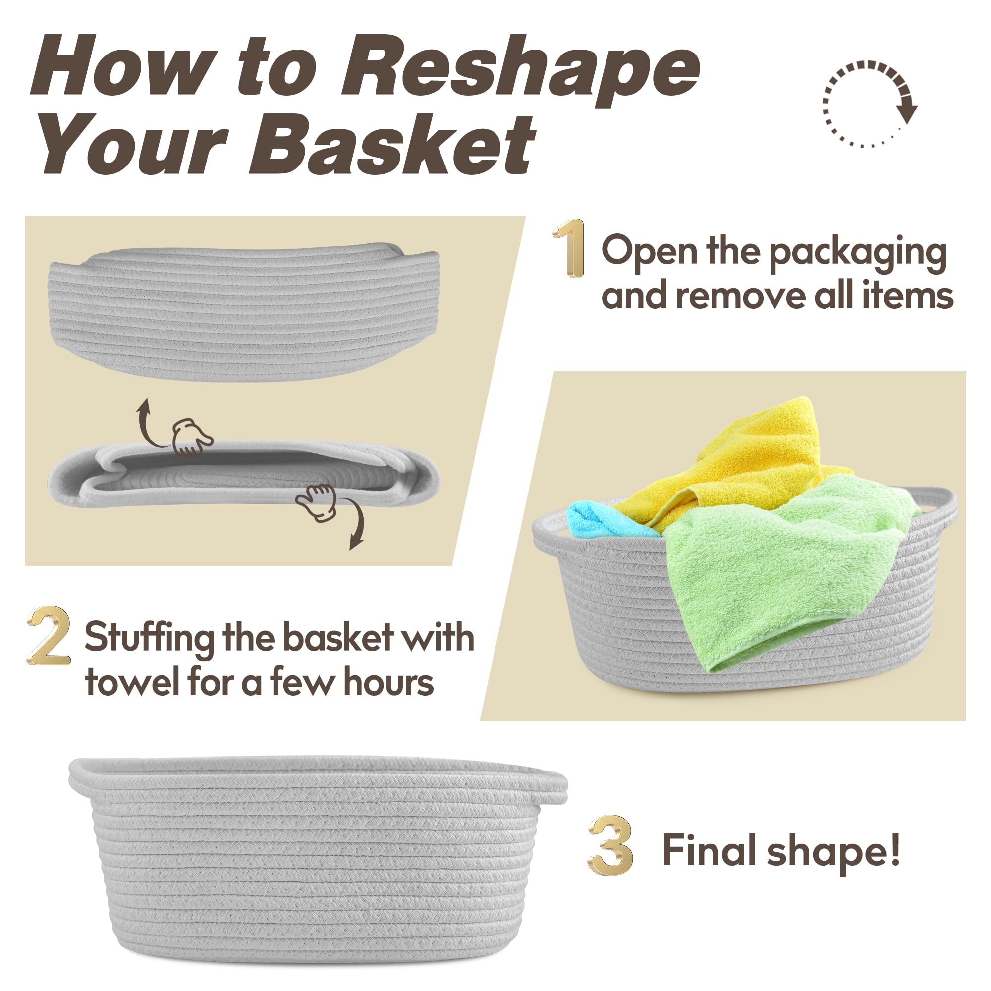 Pro Goleem basket in living room scene illustrating clutter-free surfaces