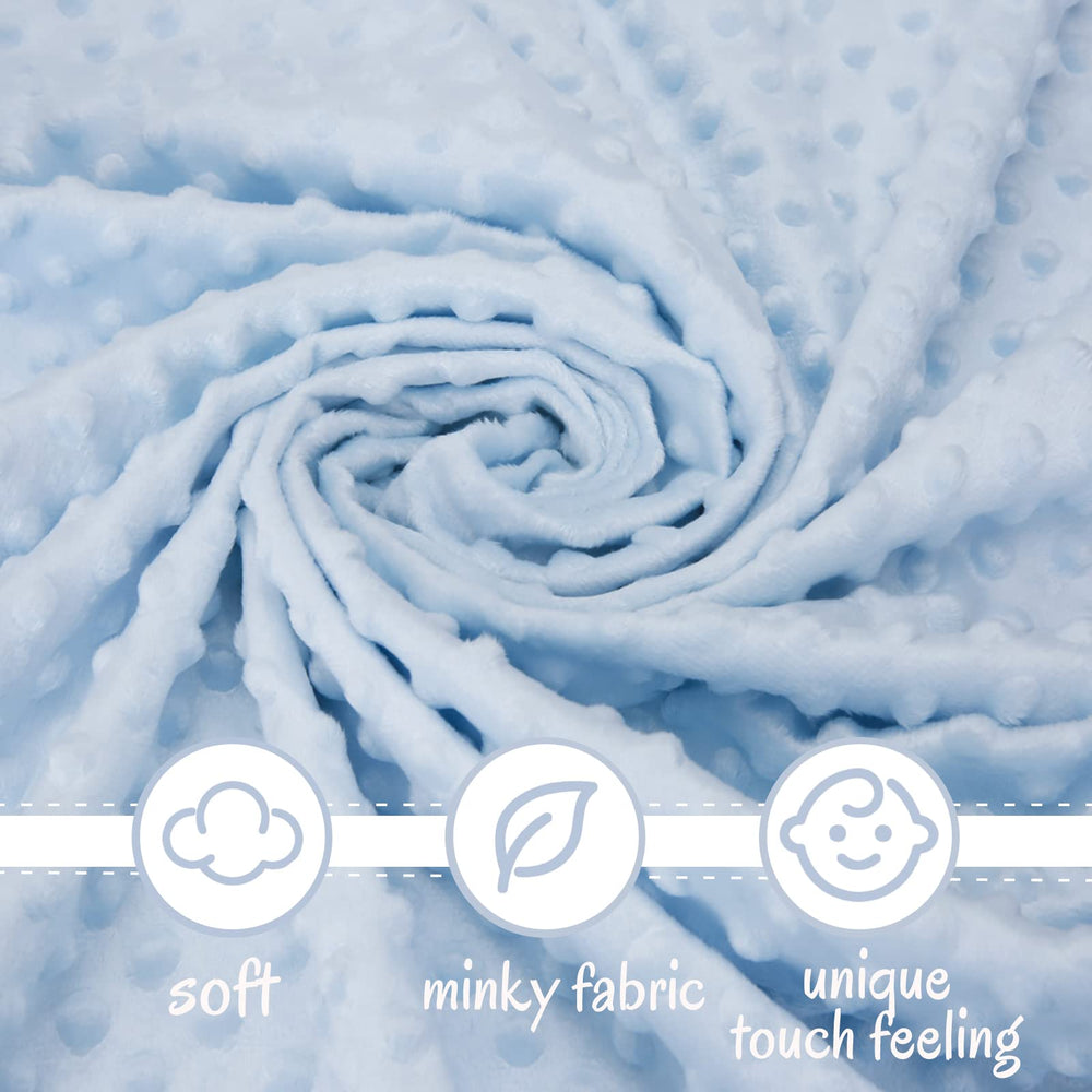 Pro Goleem Teddy Bear Lovey blue 16inch machine-washable plush