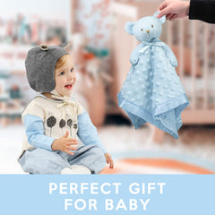 Pro Goleem Teddy Bear Lovey blue 16inch sleepy-time companion for routines