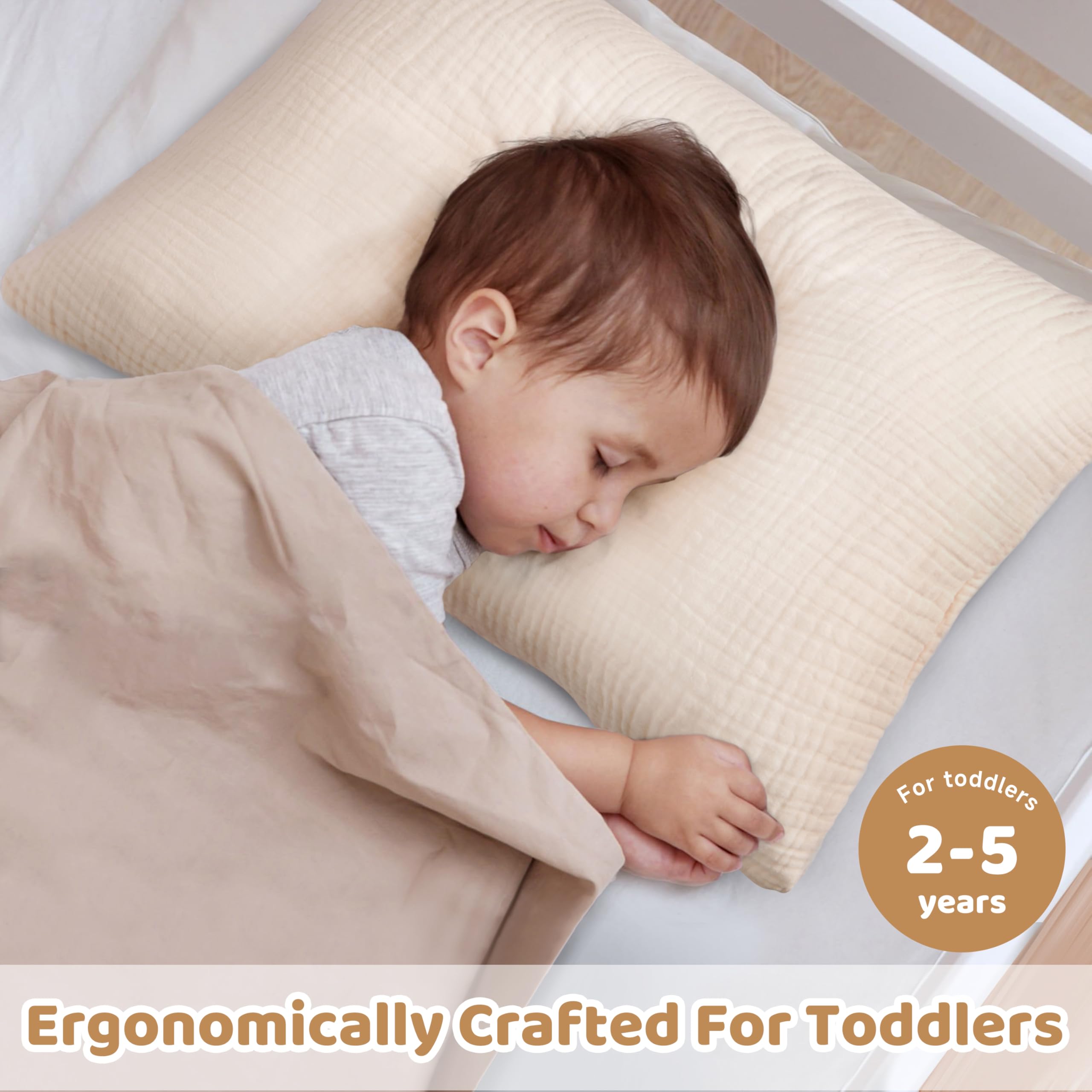 Pro Goleem toddler pillowcase muslin cotton emphasizes breathability