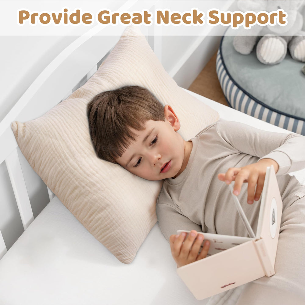 Pro Goleem travel-friendly toddler pillow fits in bags easily