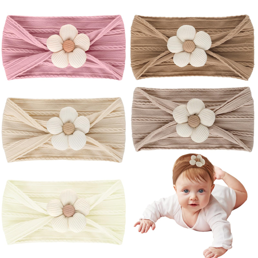 ProSuites beige flower headbands for everyday outfits and photo-ready looks