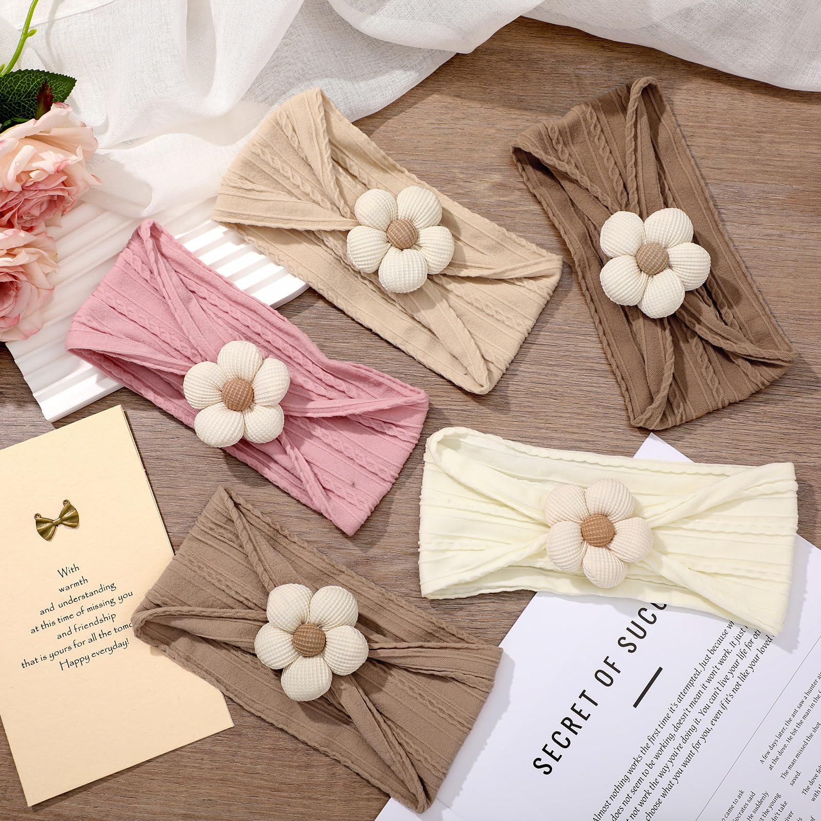 ProSuites white headbands keep newborn looks fresh and timeless