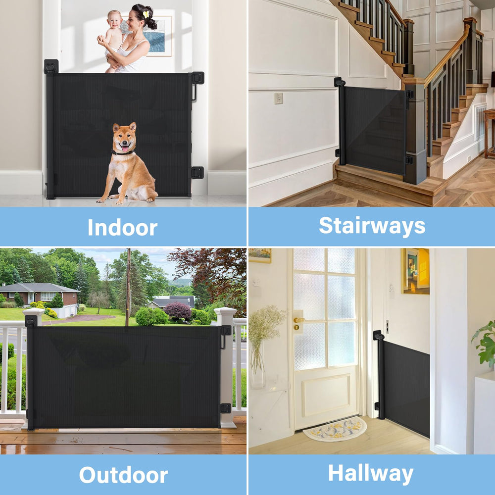 PRObebi double-lock retractable gate provides secure closure