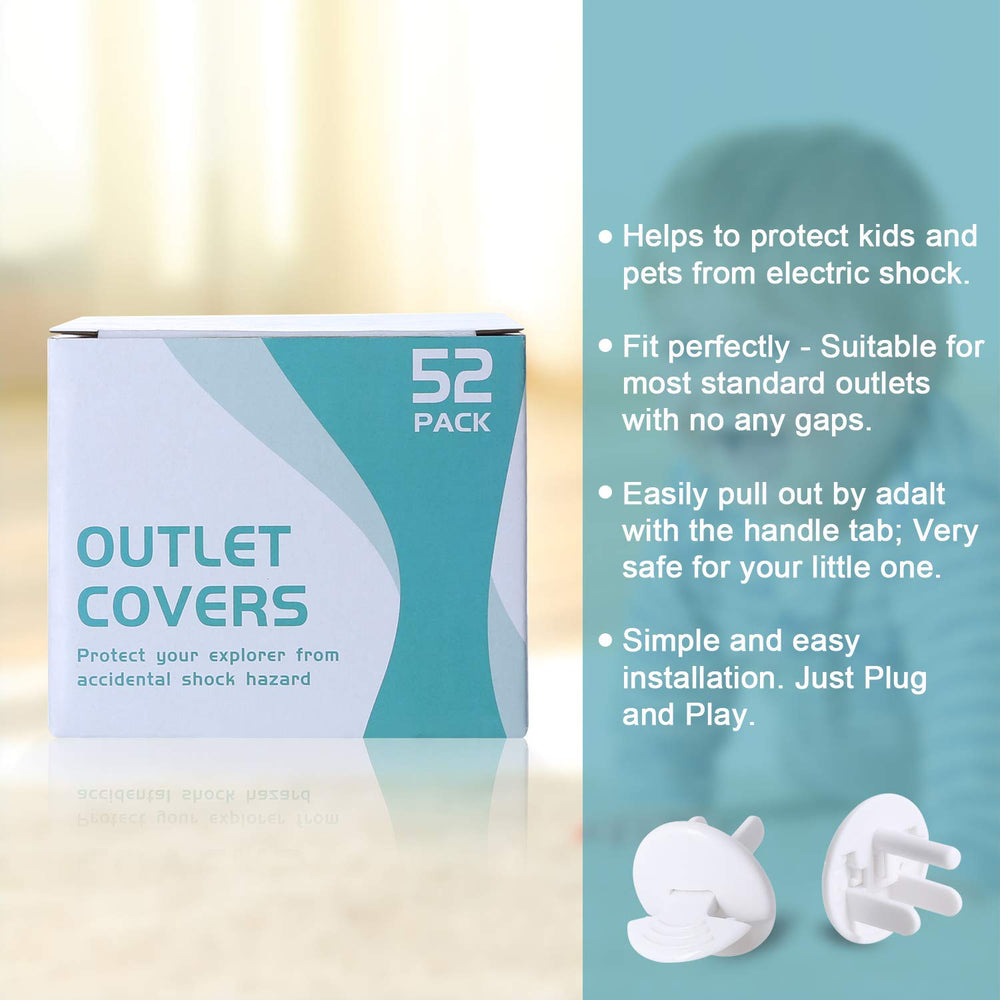 PRObebi outlet covers kid-proof-design visual underscores safety in busy family rooms.