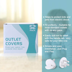 PRObebi outlet covers kid-proof-design visual underscores safety in busy family rooms.