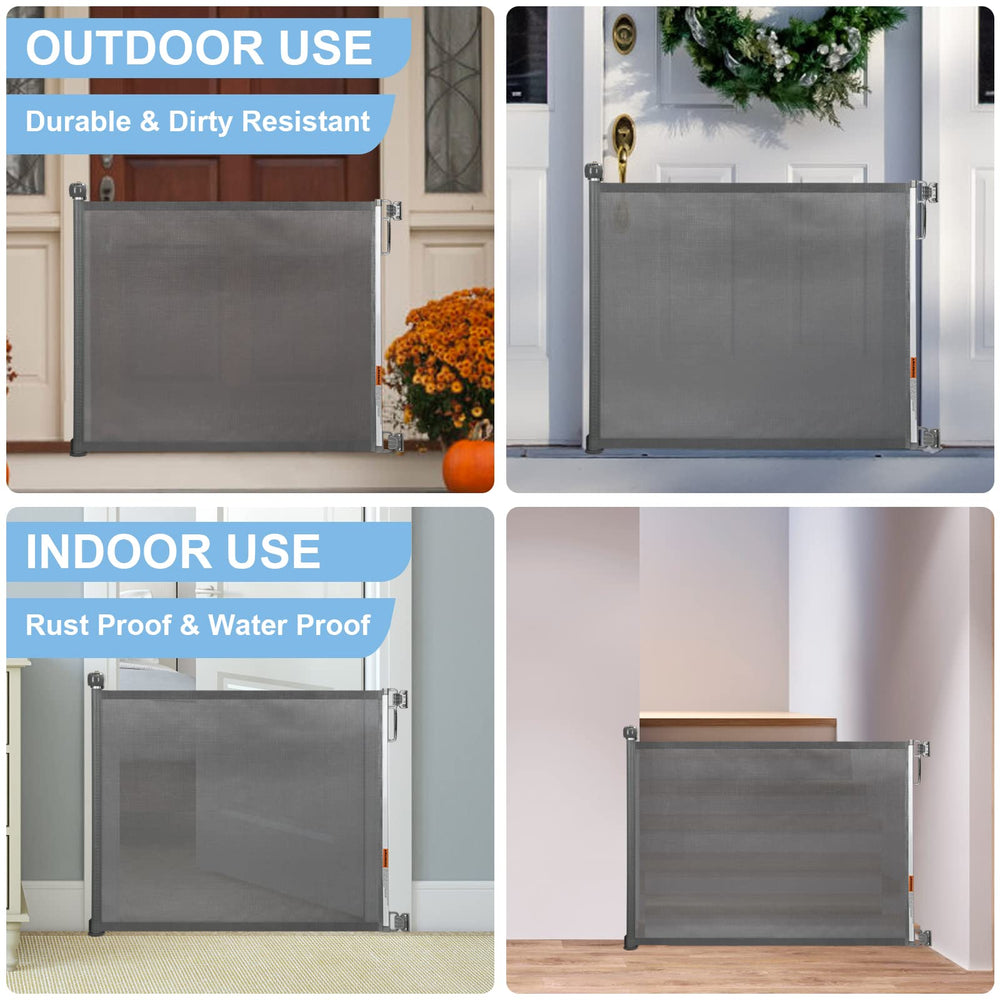 PRObebi retractable gate installation hardware included for quick setup