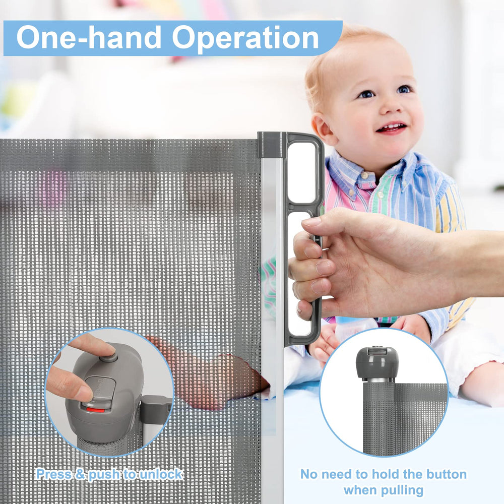 PRObebi retractable gate roll-up for easy storage when not in use