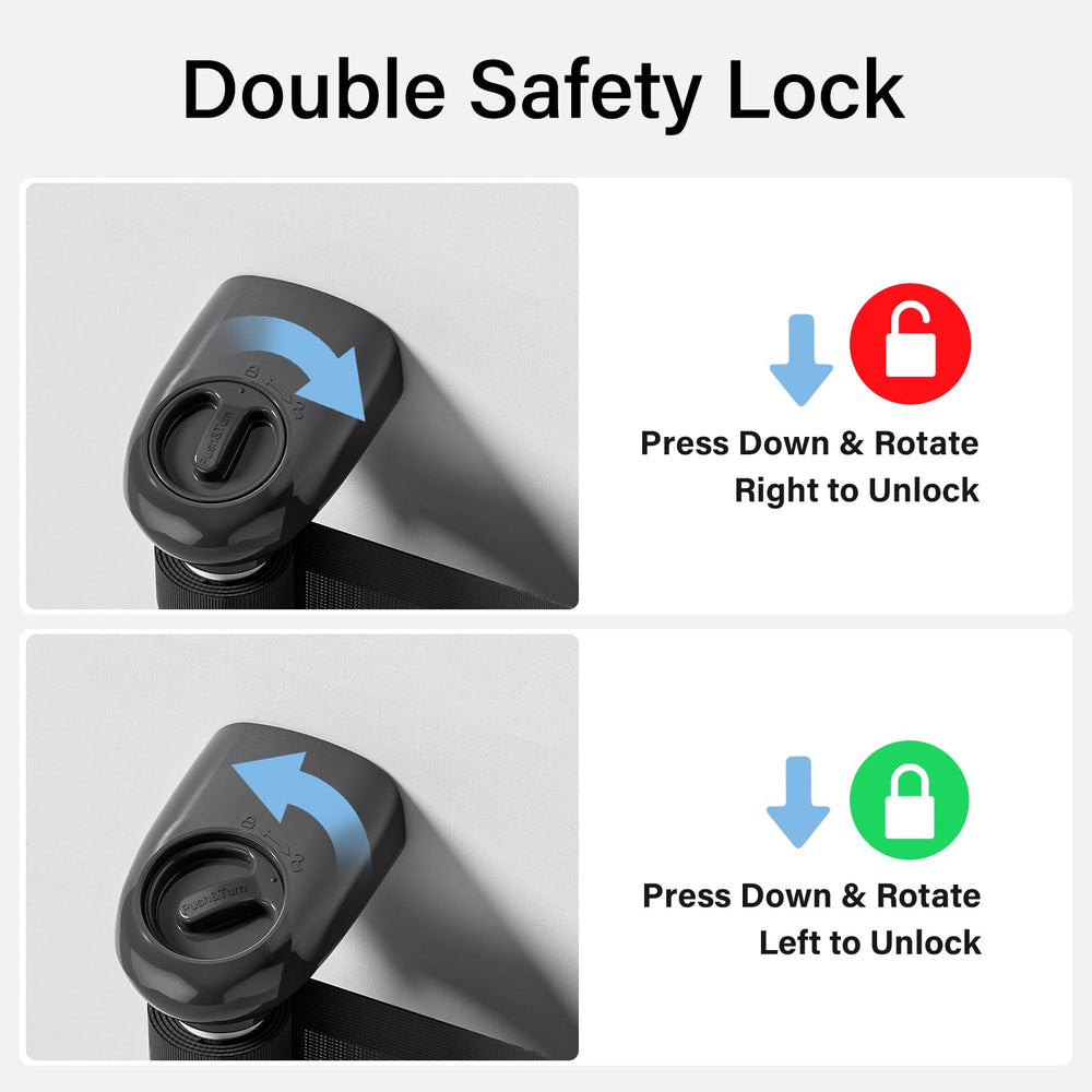 PRObebi retractable gate rolls up discreetly for space-saving storage.